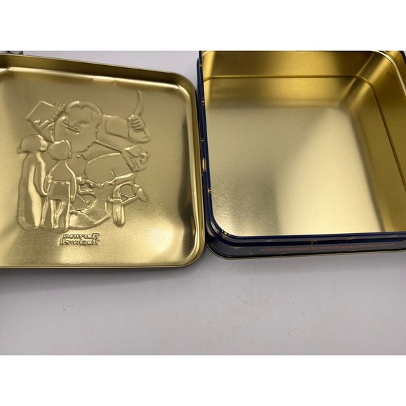 Vintage Circa 1947 Norman Rockwell Snickers Container Tin - Picture 6 of 10